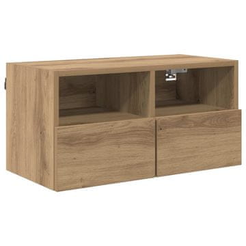 Vidaxl TV stenska omara Umetni hrast 60 x 30 x 30 cm Konstruiran les
