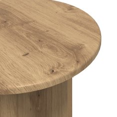 Vidaxl Komplet stranskih mizic 2 szt. Artisan hrast Konstruirano leseno