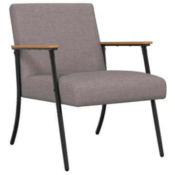 Vidaxl fotelj Taupe blago