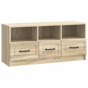 Vidaxl TV omarica Sonoma hrast 102 x 34,5 x 47 cm Inženirski les