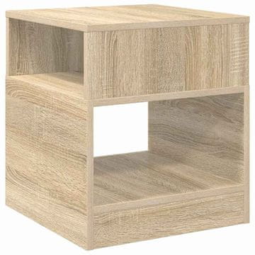 Vidaxl Stranska miza Sonoma hrast 40,5 x 40 x 45 cm Konstruiran les