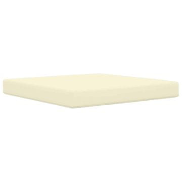Vidaxl Zunanja blazina za kavč krema 80 x 80 x 8 cm Poliester