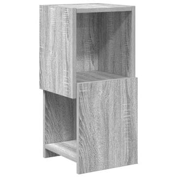 Vidaxl Kotna omarica Siva Sonoma 25,5x25x55cm Konstruiran les