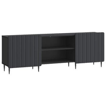 Vidaxl TV omarica Črna 150 x 31 x 52 cm Inženirski les