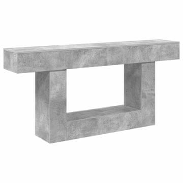 Vidaxl Beton Siva 160 x 30 x 74 cm