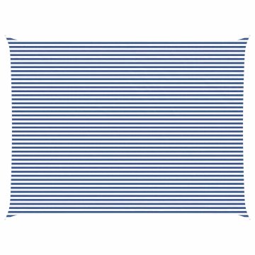 Vidaxl Sončno platno Modra in bela 8 x 6 m 100% poliester Oxford