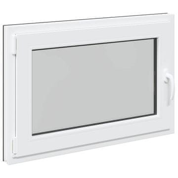 Vidaxl Okno za klet RISOR 90 x 50 cm PVC in steklo Antracit