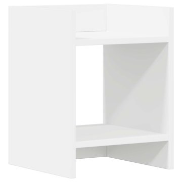 Vidaxl Stojalo za rastline Bela 30 x 30 x 40 cm Inženirski les