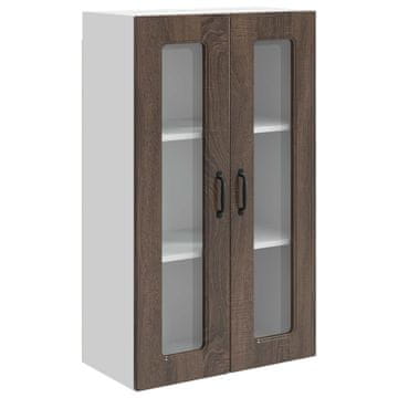 Vidaxl Plošča za pomivalni stroj Kalmar Rjav hrast 60 x 31 x 100 cm