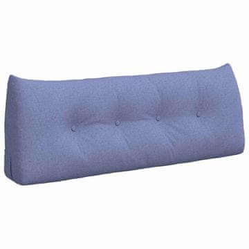 Vidaxl Poglavni vzglavnik Jeans modra 120 x 24 x 50 cm blago