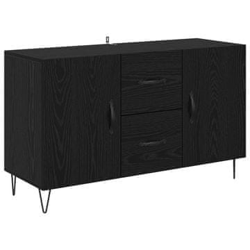 Vidaxl Strani šal Črna Orehovina 100 x 36 x 60 cm Konstruiran les