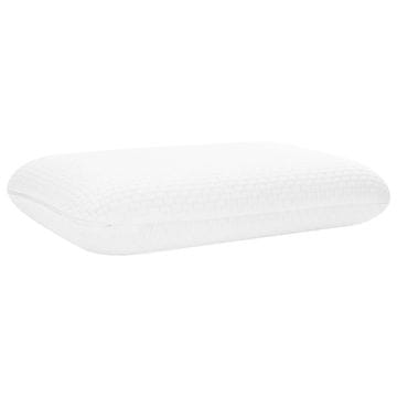 Vidaxl Vzglavnik za spanje Bela 74 x 39 x 13 cm Spominska pena