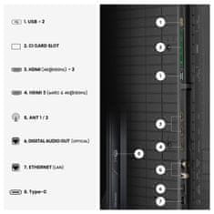 Hisense 85UR9S 4K UHD televizor, VIDAA Smart OS - odprta embalaža