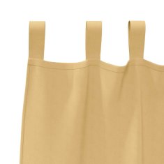 Vidaxl Zavese za zatemnitev z obroči 2 szt. Bež 175 x 140 cm Poliester