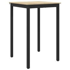 Vidaxl Stoječ miza za bar Inženirski les Kvadrat