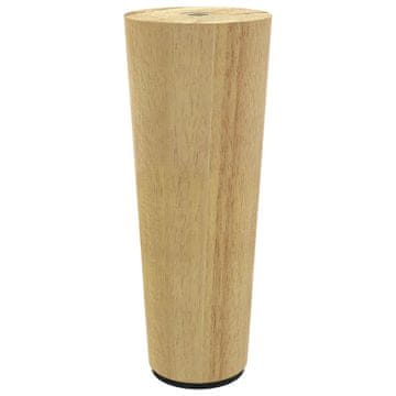 Vidaxl Kosi pohištva 2 szt. Rjava Ø 44 x 100 mm Trdna Eukaliptusova Les