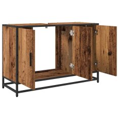 Vidaxl Kopalniška omarica Star les 90 x 33 x 60 cm Inženirski les
