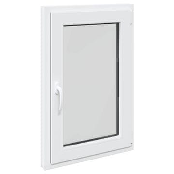 Vidaxl Notranja barva okna za klet bela RISOR 60 x 100 cm