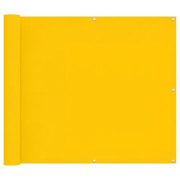 Vidaxl Balconska mreža Rumena 100 x 500 cm Oxford tkanina