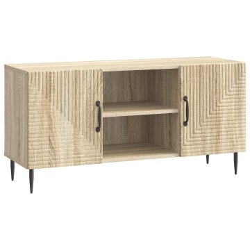 Vidaxl TV omarica Sonoma hrast 102 x 34,5 x 50 cm Inženirski les