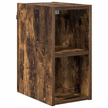 Vidaxl Viseča omarica Dimljeni oreh 20 x 29,5 x 40 cm Konstruiran les