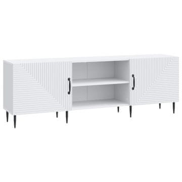Vidaxl TV omarica Bela 150 x 31 x 50 cm Inženirski les