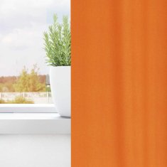 Vidaxl Zavese za zatemnitev z obroči 2 szt. Svetlo oranžna 245 x 140 cm