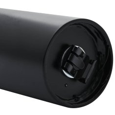 Vidaxl Plinski valj pisarniškega stola Črna 307-447 mm elezo