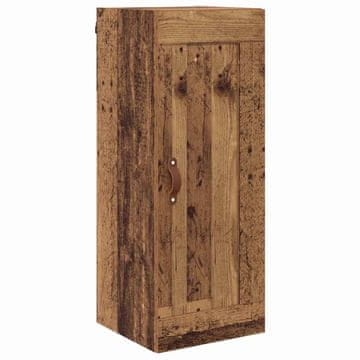 Vidaxl Stenska omara Star les 34,5 x 34 x 90 cm Konstruiran les