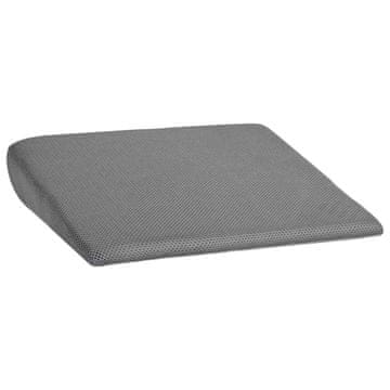 Vidaxl Blazina za sedež Siva 39 x 38 x 8,5 cm PU pena