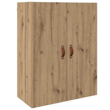Vidaxl Omarica na steni Umetni hrast 69,5 x 34 x 90 cm Konstruiran les