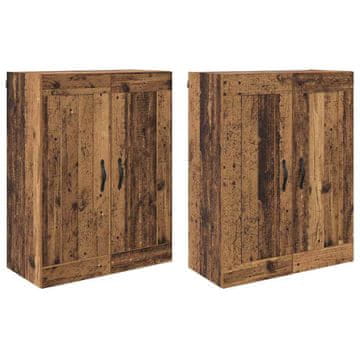 Vidaxl Omarica za montažo na steno 2 szt. Star les 69,5 x 34 x 90 cm