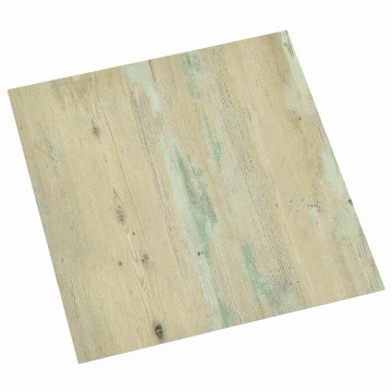 Vidaxl Deske za talne obloge Bela in Svetlo Rjava 5,11 m² 55 kos PVC