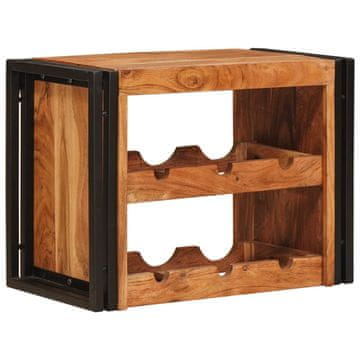 Vidaxl Stojalo za vino Rjava 60 x 45 x 33 cm Masiven les akacije