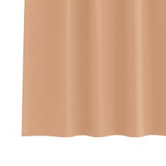 Vidaxl Zavese za zatemnitev z obroči 2 szt. Svetlo rjava 245 x 140 cm