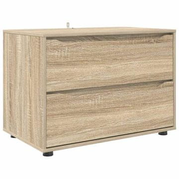 Vidaxl Omarica za shranjevanje Sonoma hrast 80 x 48 x 57 cm