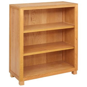 Vidaxl Za omarice Rjava 80 x 35 x 95 cm Masivno hrastovo les