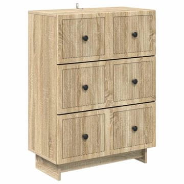 Vidaxl Predalna omara Sonoma hrast 66 x 34,5 x 90 cm Inženirski les