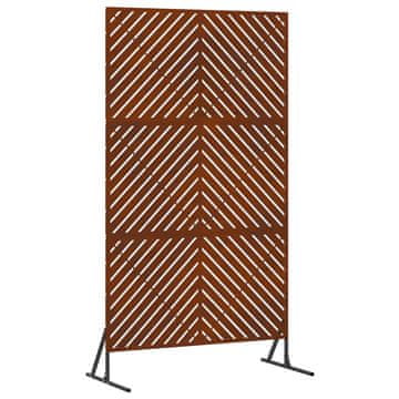 Vidaxl Zaslonska zaščita Siva 100 x 50 x 180 cm Jeklo