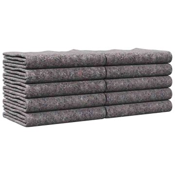 Vidaxl Selitvene odeje 10 szt. Siva 150 x 200 cm blago
