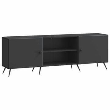 Vidaxl TV omarica Črna 150 x 31 x 50 cm Inženirski les