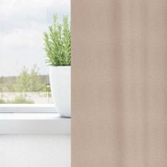 Vidaxl Zavese za zatemnitev z obroči 2 szt. Taupe 245 x 140 cm