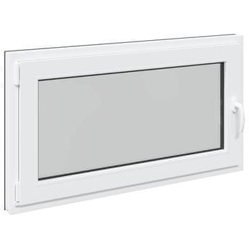 Vidaxl Okno za klet RISOR 110 x 70 cm PVC in steklo Antracit