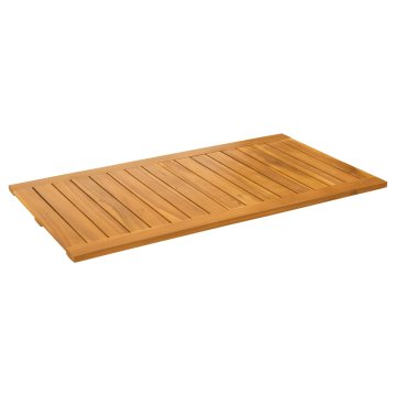 Vidaxl Kopalniška preproga Naravna 100 x 55 cm Masiven les akacije