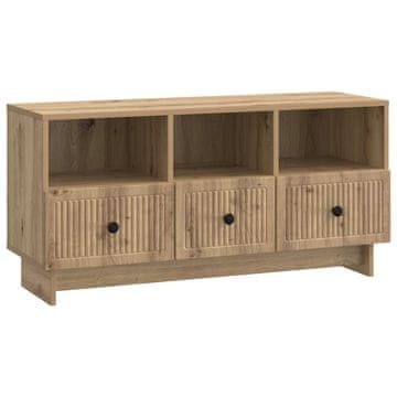 Vidaxl TV omarica Artisan hrast 102 x 34,5 x 50 cm Inženirski les