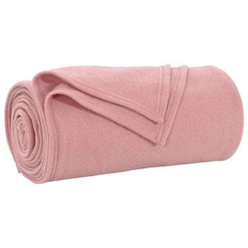 Vidaxl Odeja Roza 200 x 150 cm Flis