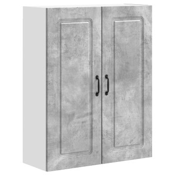 Vidaxl Plošča za pomivalni stroj Kalmar Betonsko siva 80 x 31 x 100 cm