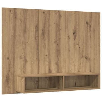 Vidaxl Komplet TV omaric Umetni hrast 120 x 23,5 x 90 cm