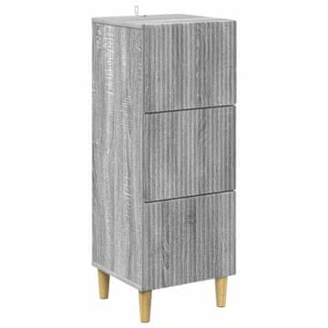 Vidaxl Predalna omara Siva Sonoma 33 x 34,5 x 90 cm Inženirski les