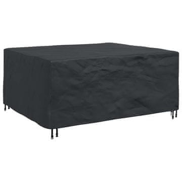 Vidaxl Prevleka za pohištvo Enobarvno Črna 200 x 150 x 85 cm 210D